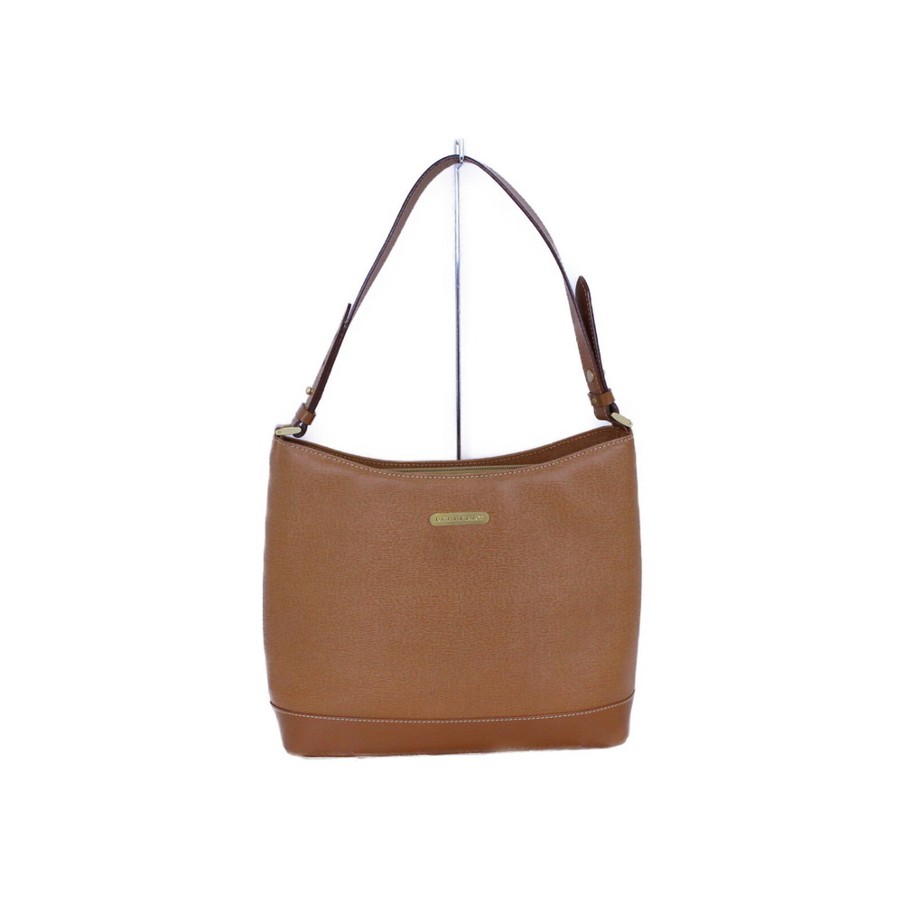 BURBERRY semi shoulder bag leather Nova check Camel Tan ochre - Picture 1 of 7